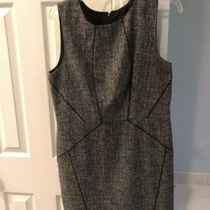 Ann Taylor Womens Gray Dress Size 12